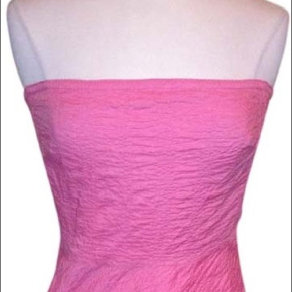 ๐ฅ J Crew Textured Strapless Summer Dress ๐ฅ - Picture 2 of 8